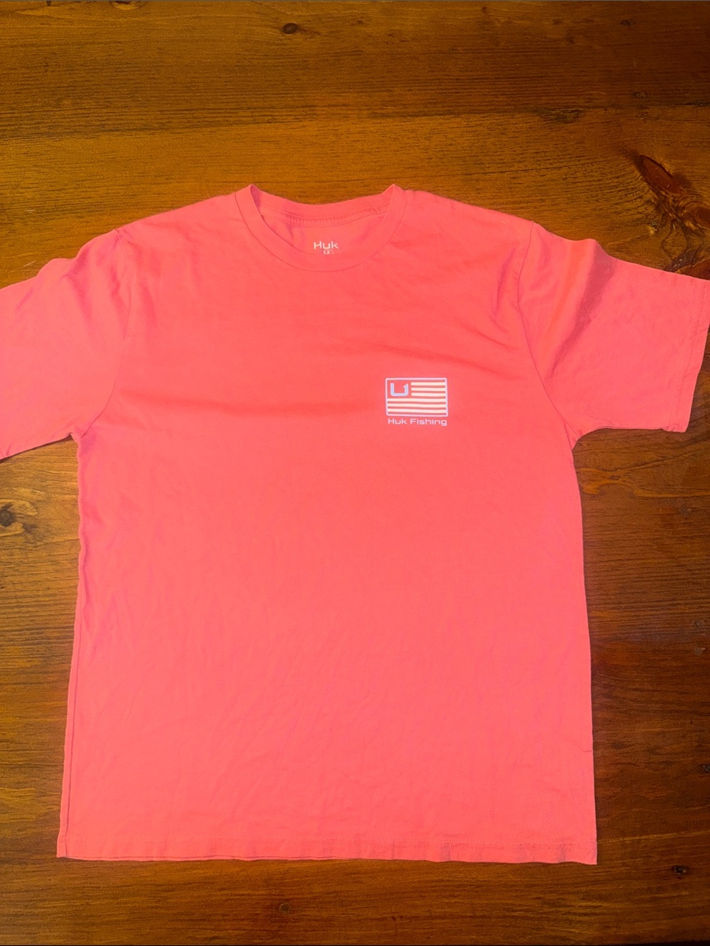 Huk Coral Pink Short-Sleeve Men's Tee